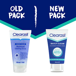 clearasil blackhead clearing exfoliating agents